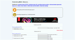 Desktop Screenshot of htaccess.lapti.pl